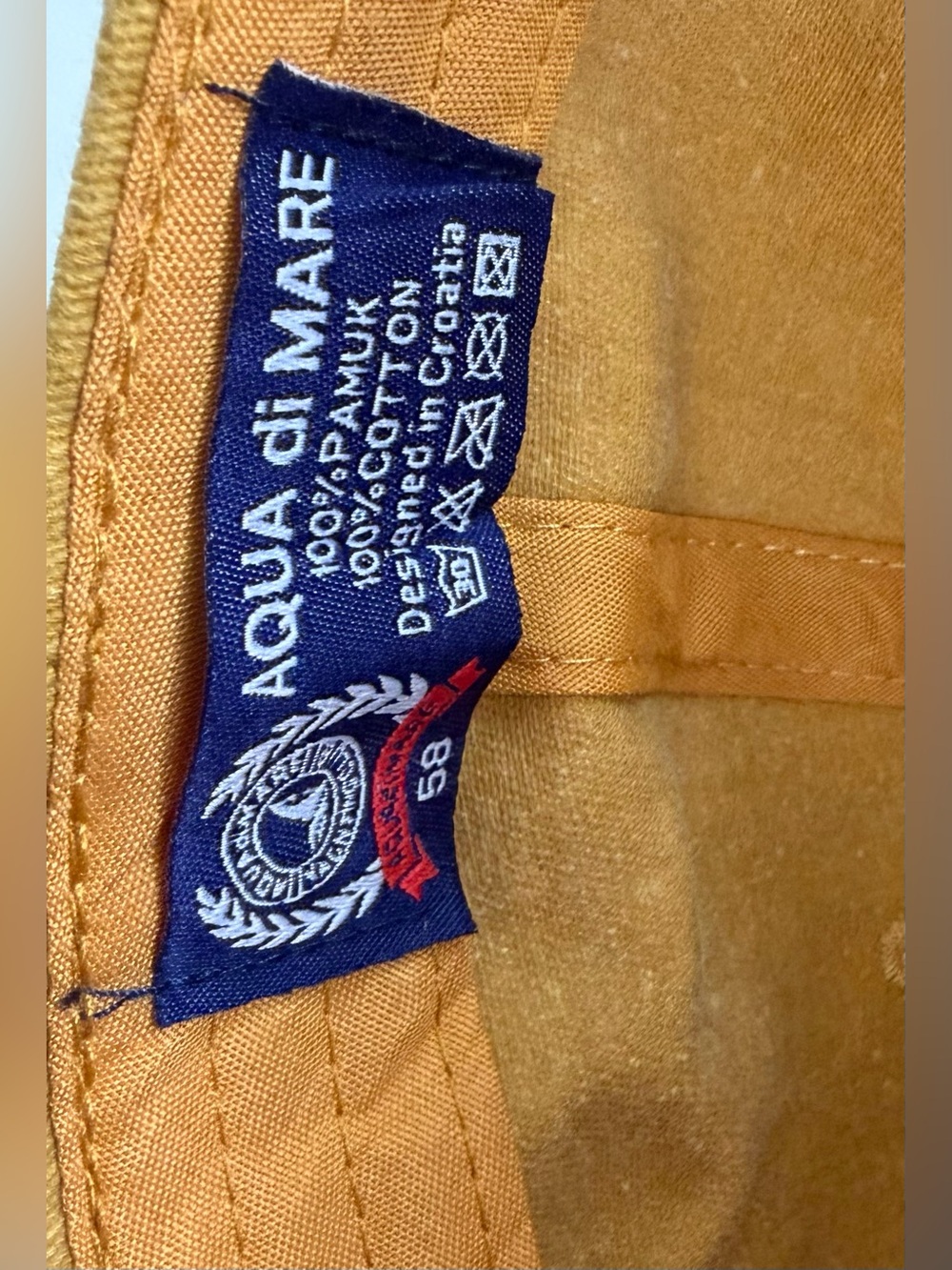 Croatia EST.1991 Embroidered Baseball Cap - Mustard Yellow - Picture 5 of 5